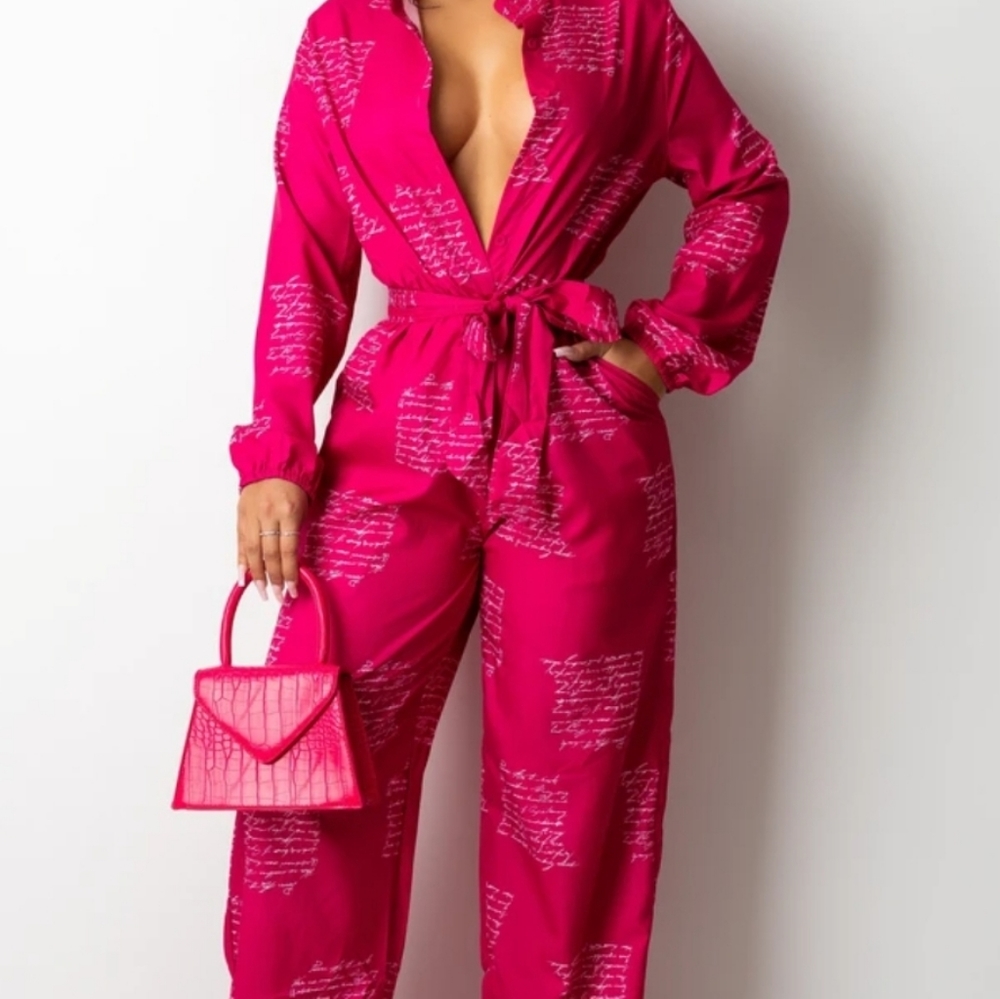 Graphic Jumpsuit